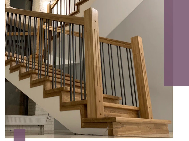 Реставрация деревянных и металлических лестниц в Нововоронеже