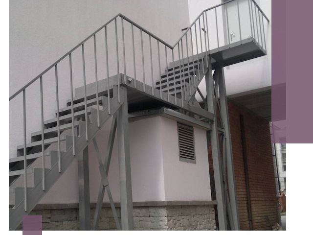 Монтаж пожарных лестниц под ключ в Нововоронеже с гарантией качества