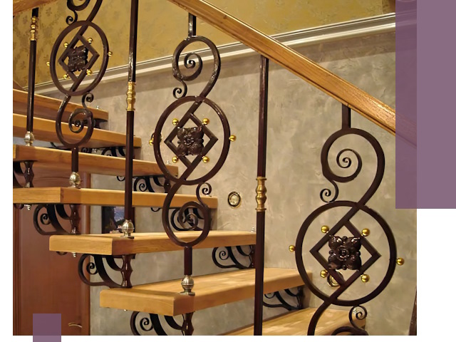 Изготовление кованых лестниц под ключ в Нововоронеже