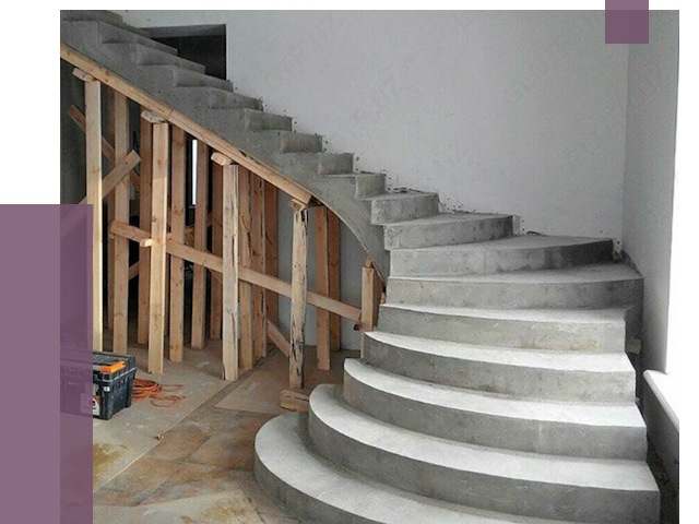Изготовление бетонных лестниц под ключ в Нововоронеже от 19734 руб. | ПРОЛЁТ-Нвв