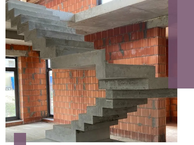 Изготовление бетонных лестниц под ключ в Нововоронеже