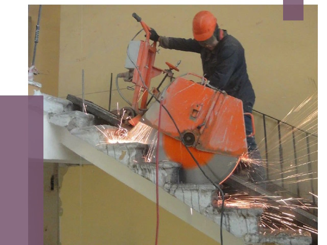 Демонтаж бетонных лестниц в Нововоронеже от 4554 руб. за м2 | ПРОЛЁТ-Нвв