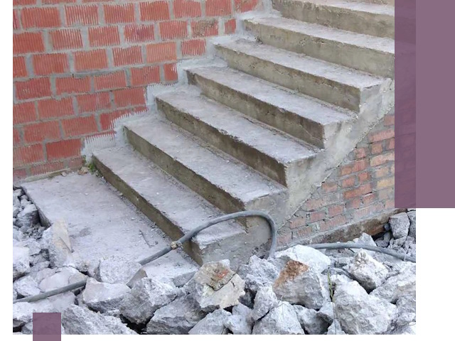 Демонтаж бетонных лестниц в Нововоронеже: быстро и безопасно