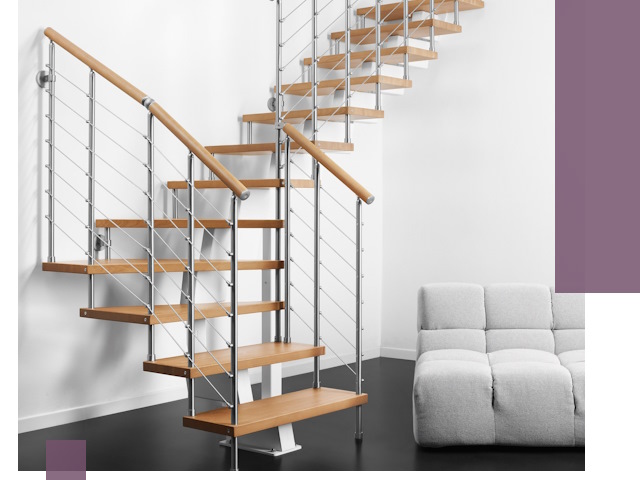 Модульные лестницы под ключ в Нововоронеже — монтаж и изготовление