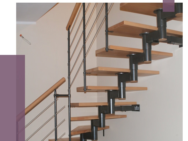 Изготовление модульных лестниц в Нововоронеже от 11385 руб. 