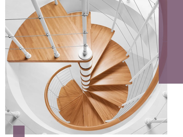 Изготовление винтовых лестниц под ключ в Нововоронеже