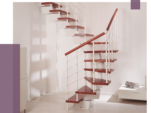 Изготовление лестниц на больцах в Нововоронеже от 9614 руб. | ПРОЛЁТ-Нвв
