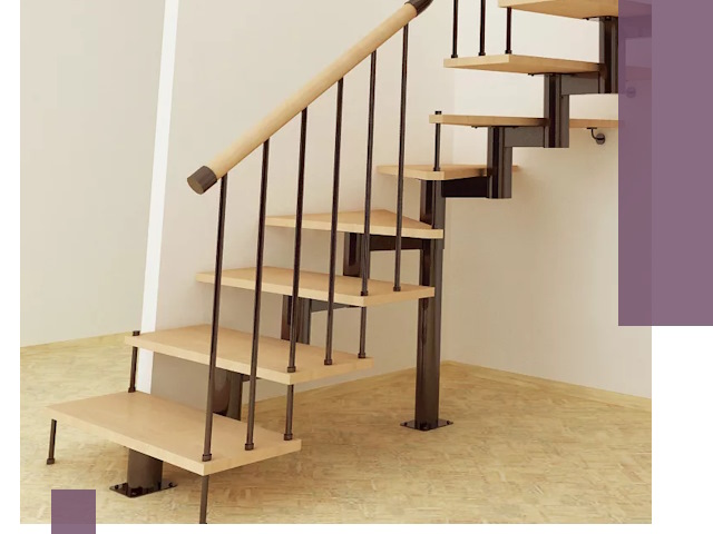 Монтаж лестниц на больцах в Нововоронеже — быстро и надежно