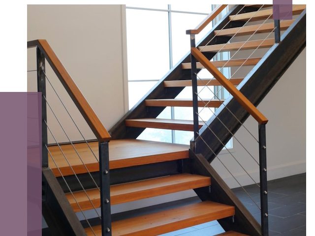 Изготовление лестниц на металлокаркасе в Нововоронеже от 18722 руб. | ПРОЛЁТ-Нвв
