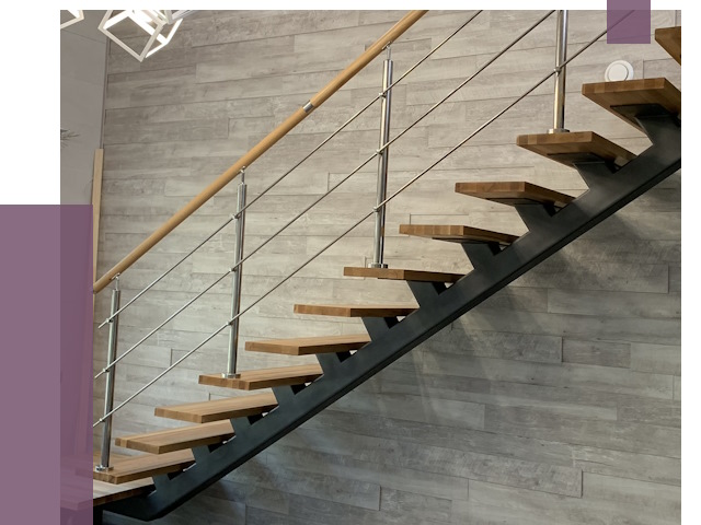 Изготовление лестниц на монокосоуре в Нововоронеже от 75394 руб. 