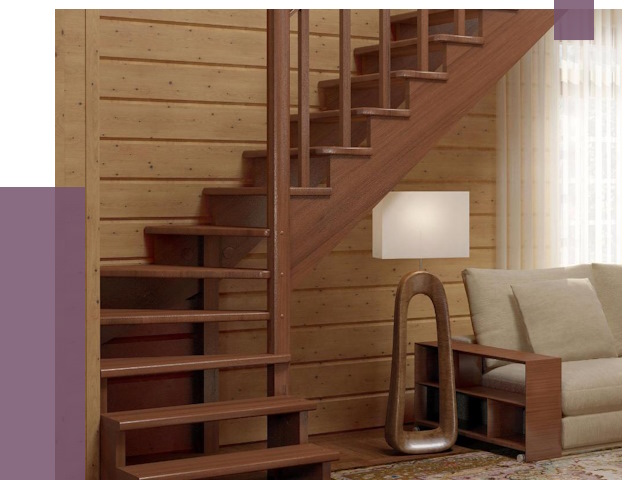 Лестницы эконом класса в Нововоронеже от 18064 руб. бюджетные решения