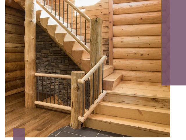 Лестницы в баню под заказ и профессиональный монтаж в Нововоронеже