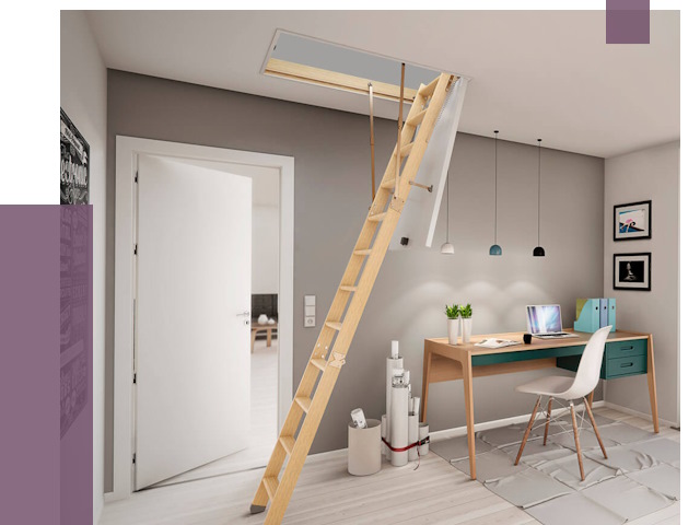 Чердачные лестницы в Нововоронеже — от 14421 руб. | ПРОЛЁТ-Нвв
