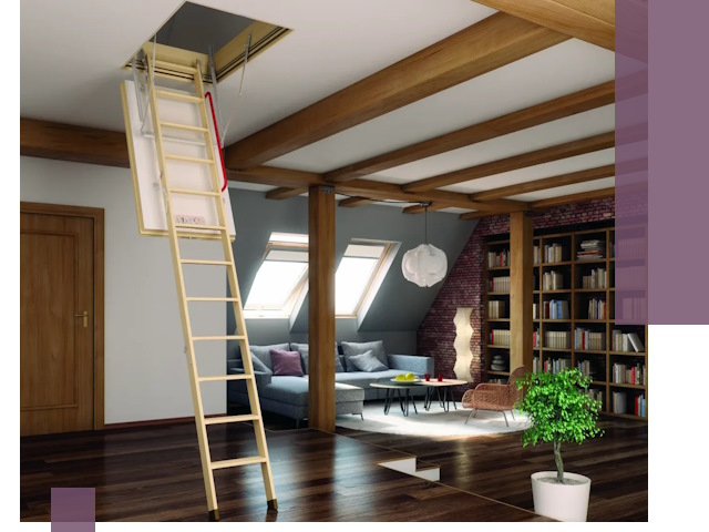 Чердачные лестницы под ключ в Нововоронеже: изготовление и монтаж