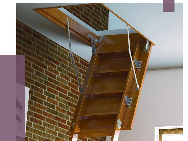 Установка чердачной лестницы в Нововоронеже от 7742 руб. | ПРОЛЁТ-Нвв