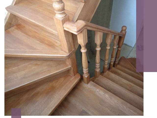 Дубовые лестницы под ключ в Нововоронеже: изготовление и монтаж