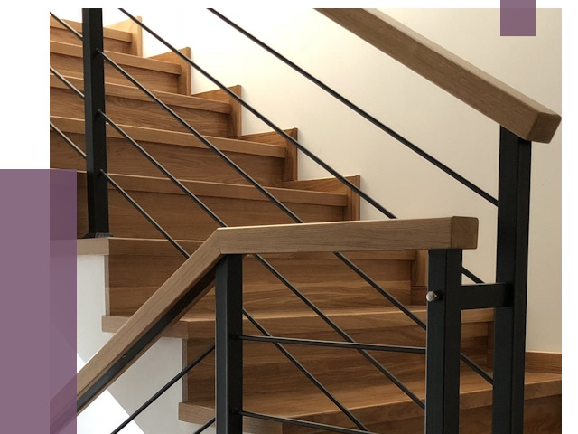Обшивка металлической лестницы деревом в Нововоронеже от 4301 руб. 
