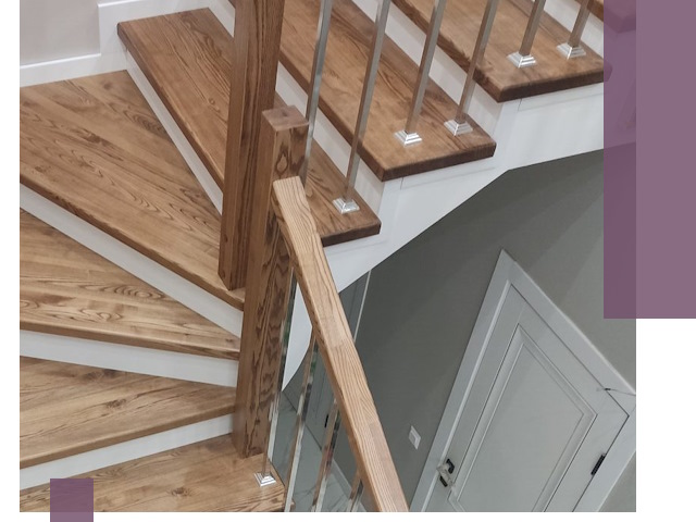 Обшивка металлических лестниц под ключ в Нововоронеже