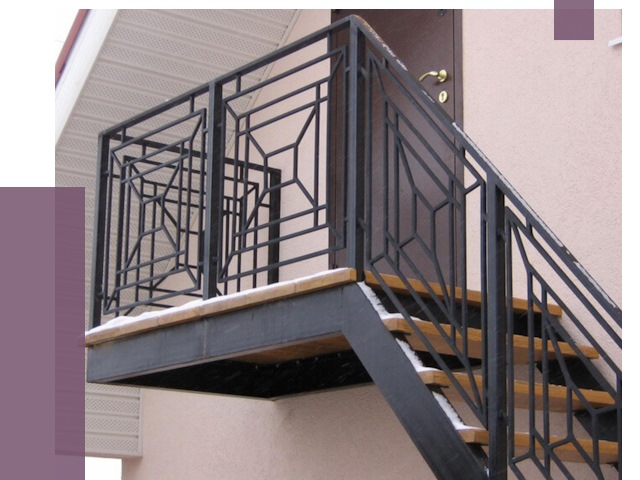 Металлические перила в Нововоронеже от 4250 руб.  | ПРОЛЁТ-Нвв