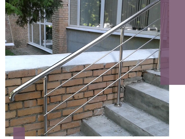 Перила из нержавеющей стали высокого качества в Нововоронеже