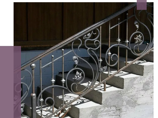 Кованые перила в Нововоронеже от 8602 руб. под ключ — качество от ПРОЛЁТ-Нвв