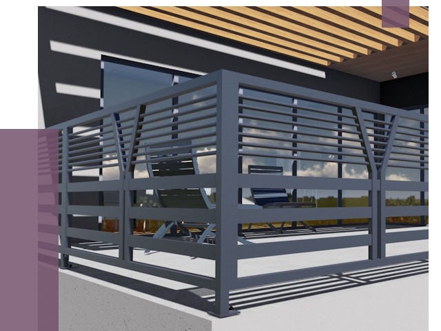 Изготовление балконных ограждений в Нововоронеже от 10626 руб. | ПРОЛЁТ-Нвв