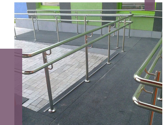 Ограждения пандусов в Нововоронеже от 4301 руб. монтаж | ПРОЛЁТ-Нвв