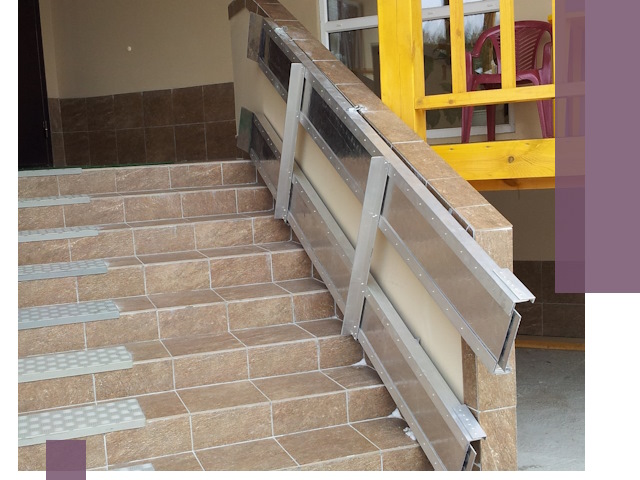 Откидные пандусы под ключ в Нововоронеже — монтаж и демонтаж