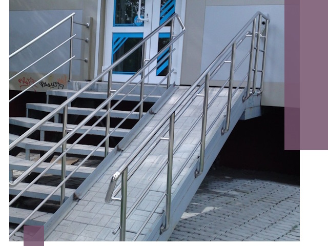 Пандус на крыльцо под ключ в Нововоронеже: монтаж и изготовление