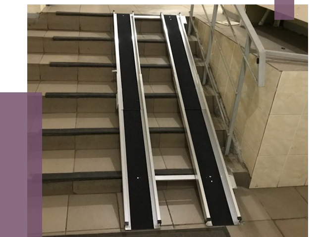 Установка пандуса в подъезд в Нововоронеже от 7894 руб. под ключ | ПРОЛЁТ-Нвв