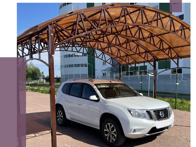 Недорогие навесы в Нововоронеже от 42504 руб. | ПРОЛЁТ-Нвв