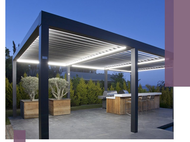 Навесы отдельно стоящие под ключ в Нововоронеже из металла и поликарбоната