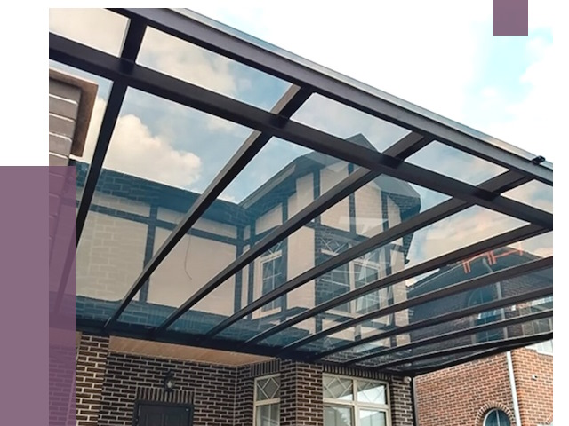 Навесы из поликарбоната в Нововоронеже от 8521 руб. под ключ — ПРОЛЁТ-Нвв