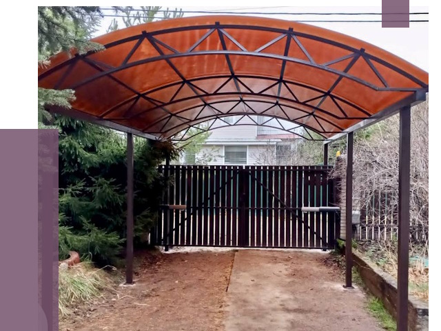 Арочные навесы в Нововоронеже от 12599 руб. — изготовление и монтаж | ПРОЛЁТ-Нвв