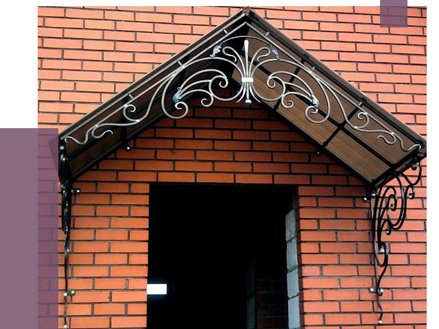 Металлические козырьки в Нововоронеже от 10575 руб. 