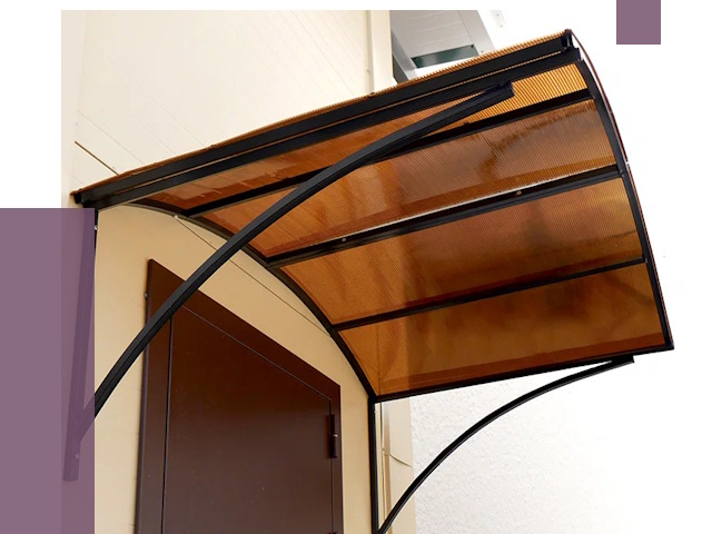 Недорогие козырьки в Нововоронеже от 7509 руб.  | ПРОЛЁТ-Нвв