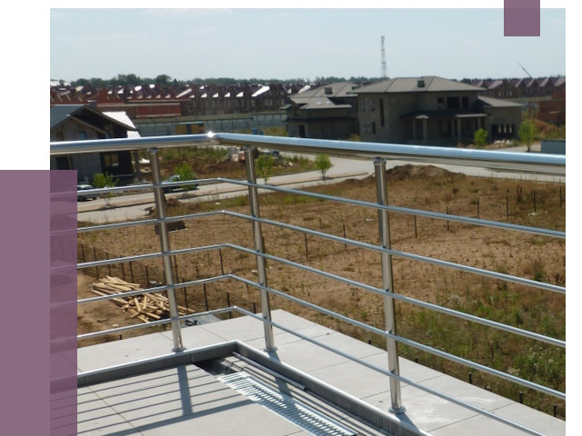 Парапеты из нержавеющей стали в Нововоронеже от 7894 руб. за м² | ПРОЛЁТ-Нвв