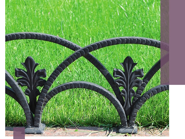 Декоративные металлические бордюры под ключ в Нововоронеже