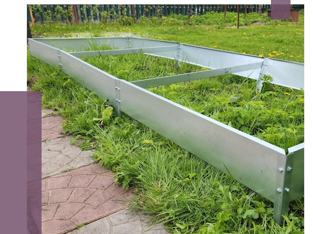 Металлические бордюры для грядок в Нововоронеже от 1771 руб.