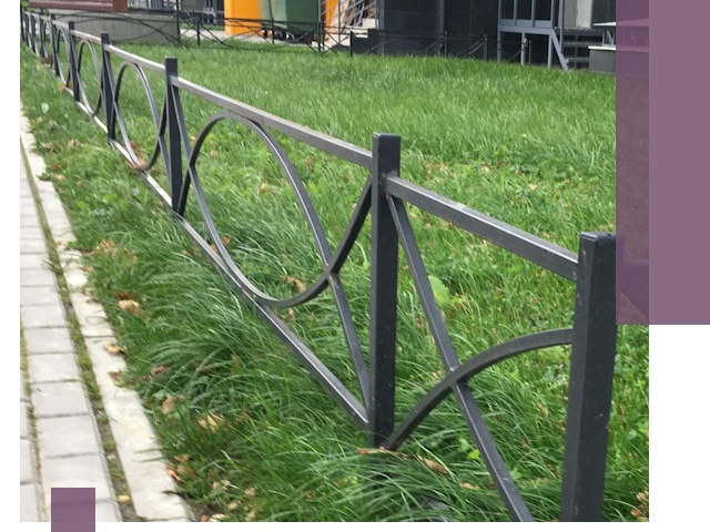 Газонные ограждения из металла в Нововоронеже — монтаж и продажа
