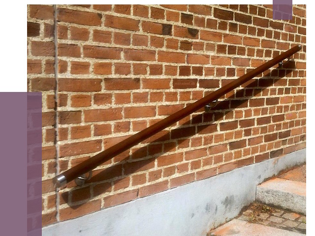 Изготовление пристенных поручней в Нововоронеже от 4402 руб. — ПРОЛЁТ-Нвв