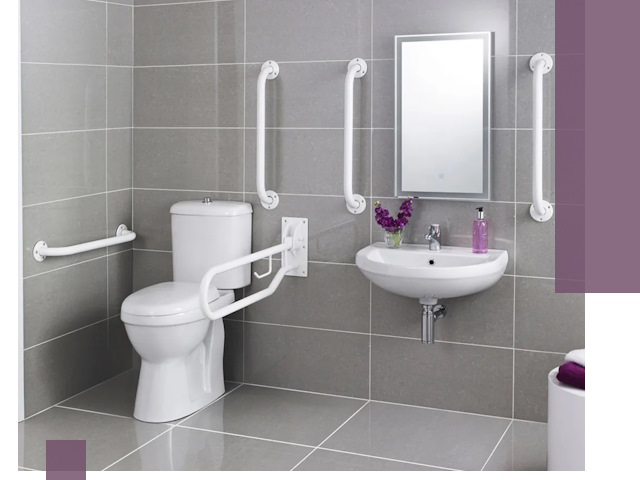 Поручни для санузлов в Нововоронеже: установка, ремонт и монтаж